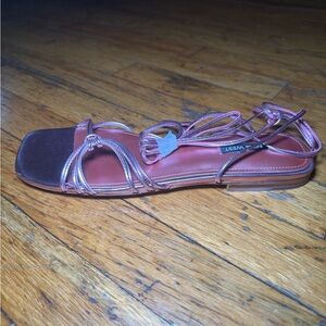 Nine West Ankle Wrap Flat Sandals